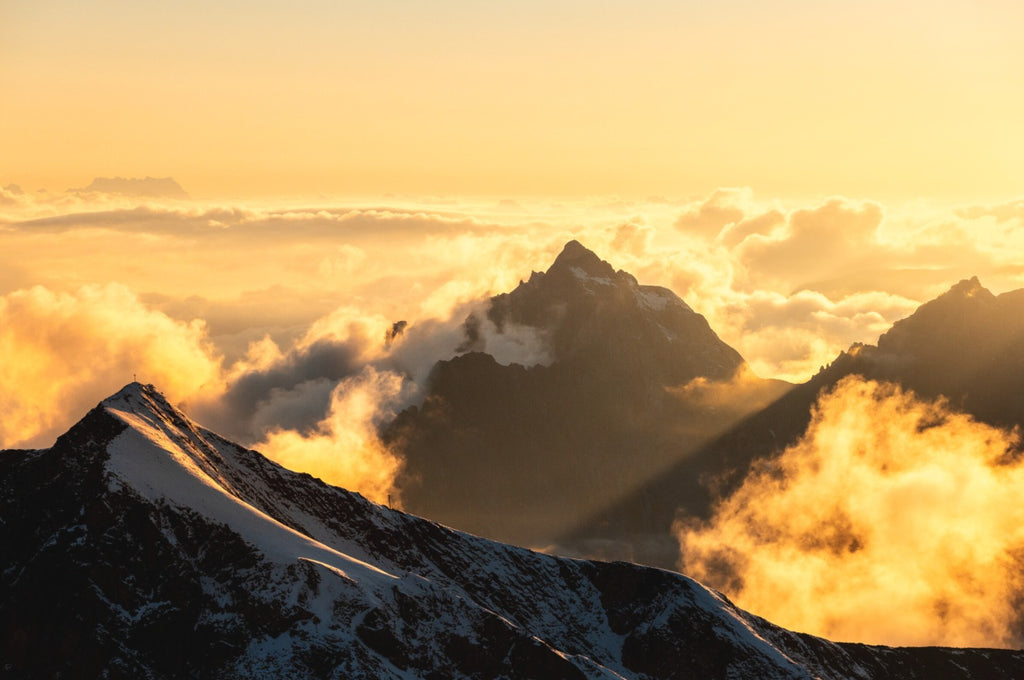 Photo Golden Clouds at the Valluga, Arlberg