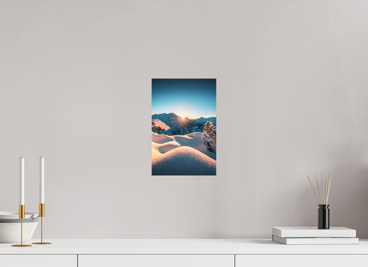 Kriegerhorn, Lech Arlberg, 20 x 30 cm, paper print