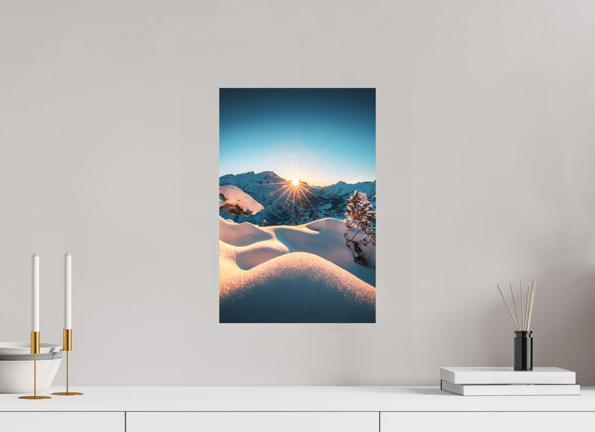 Kriegerhorn, Lech Arlberg, 30 x 45 cm, paper print