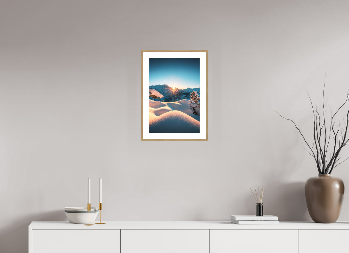 Kriegerhorn, Lech Arlberg, 30 x 45 cm, framed