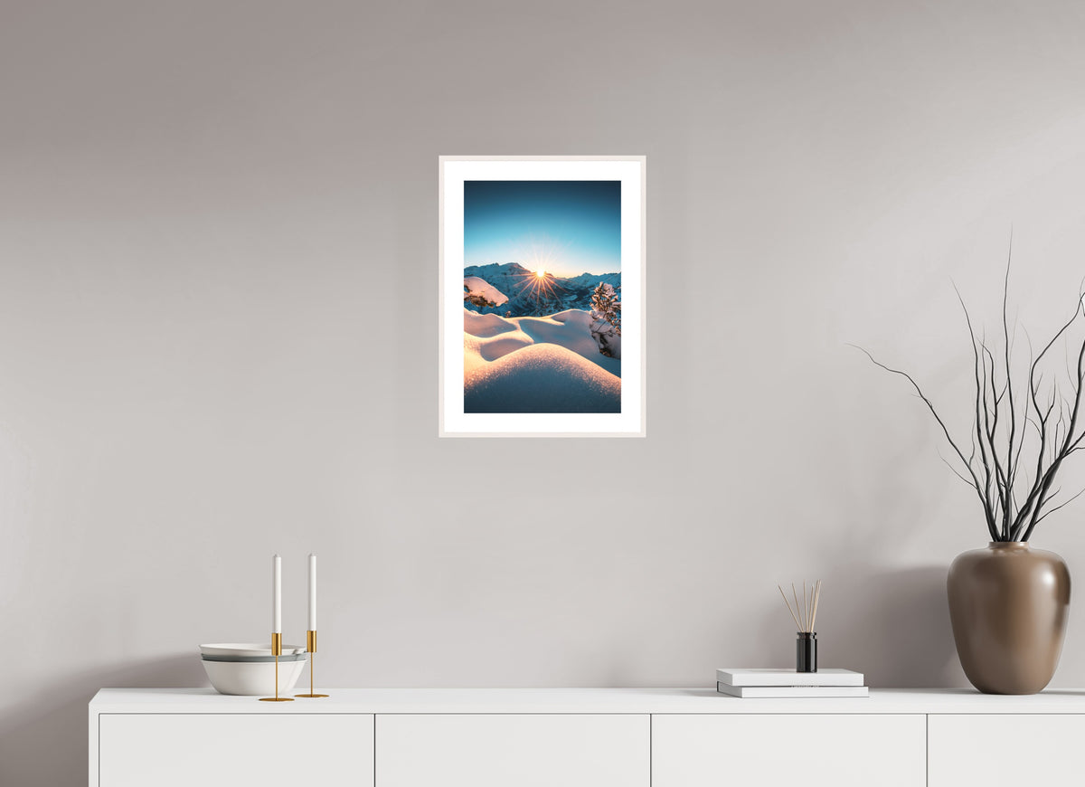 Kriegerhorn, Lech Arlberg, 30 x 45 cm, framed