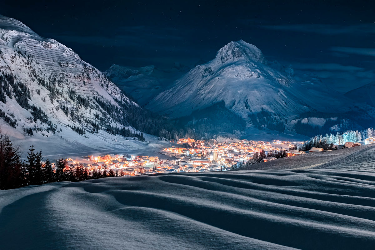 Photo Lech am Arlberg at Night