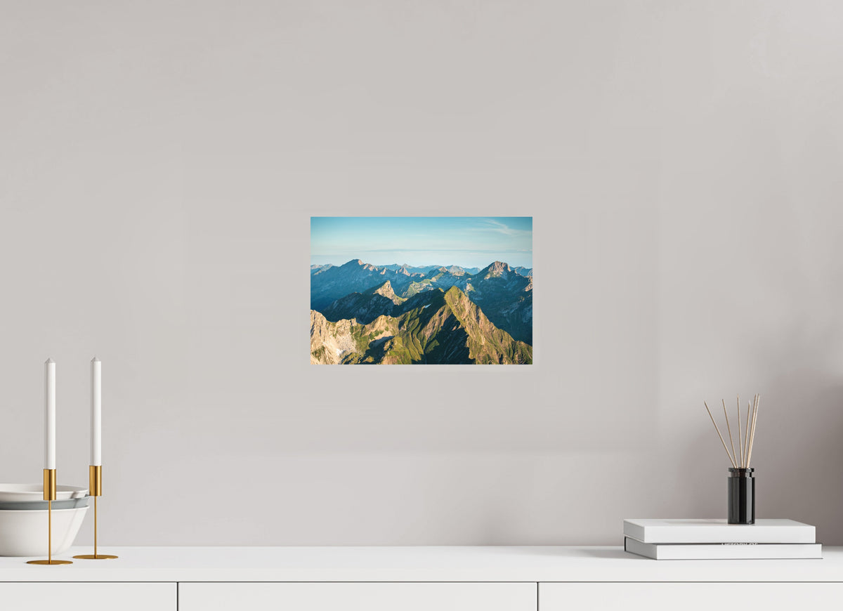 Mohnenfluh Morning Light, Lech Austria, 30 x 20 cm, paper print