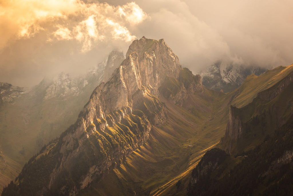 Photo Mountain Light Through the Clouds, Hoher Kasten