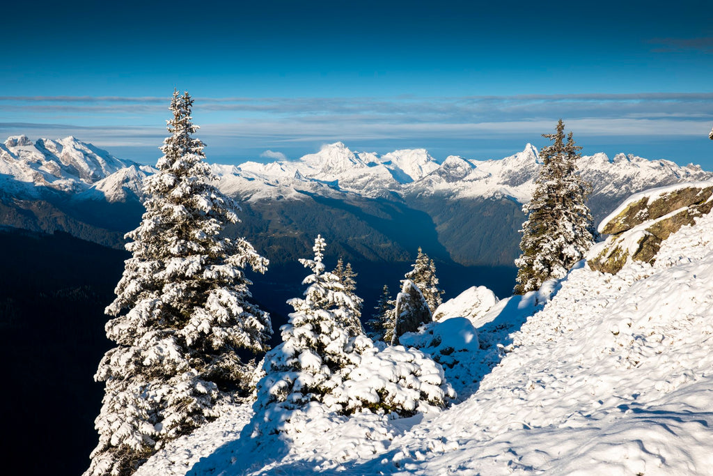 Photo Muttjoechle Snowy Alps Sunrise, Vorarlberg