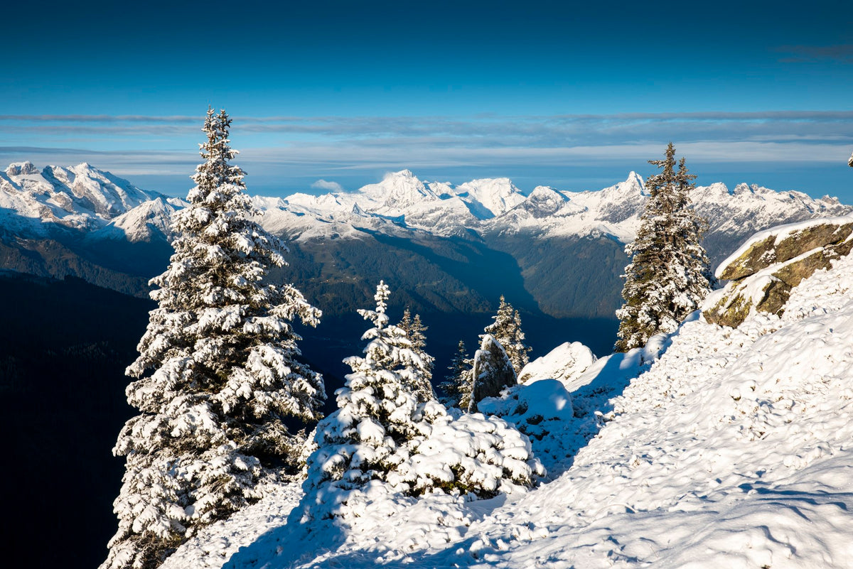 Photo Muttjoechle Snowy Alps Sunrise, Vorarlberg