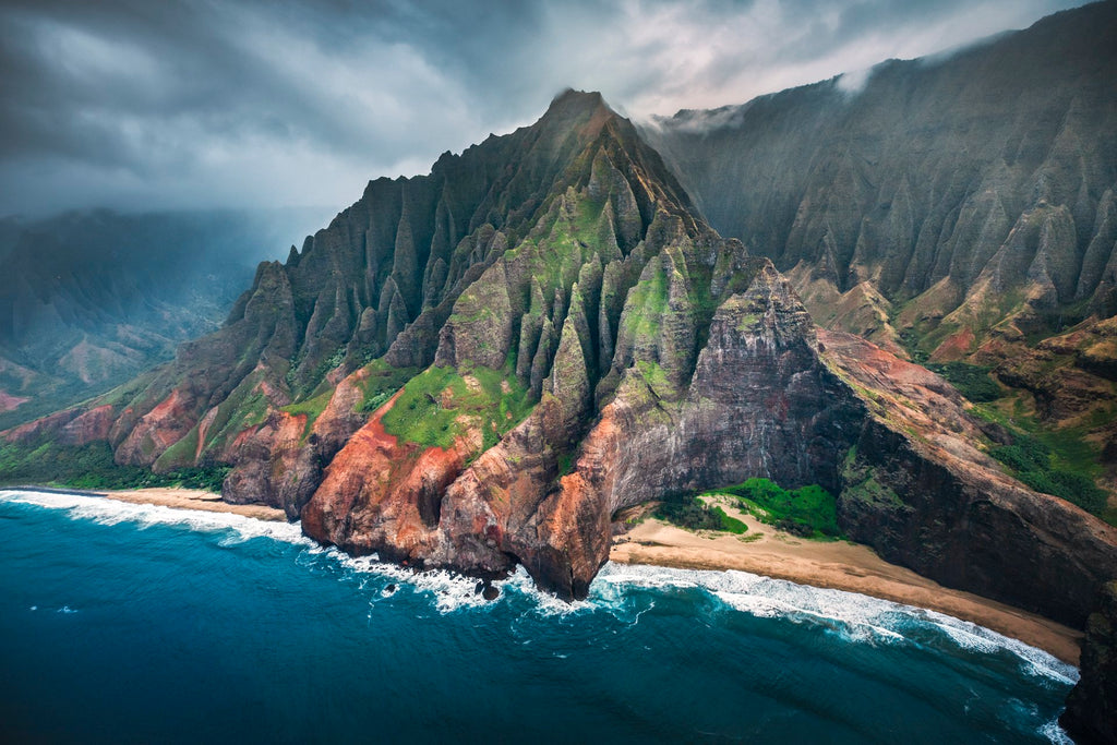 Photo Napali Coast Cliffs, Kauai Hawaii