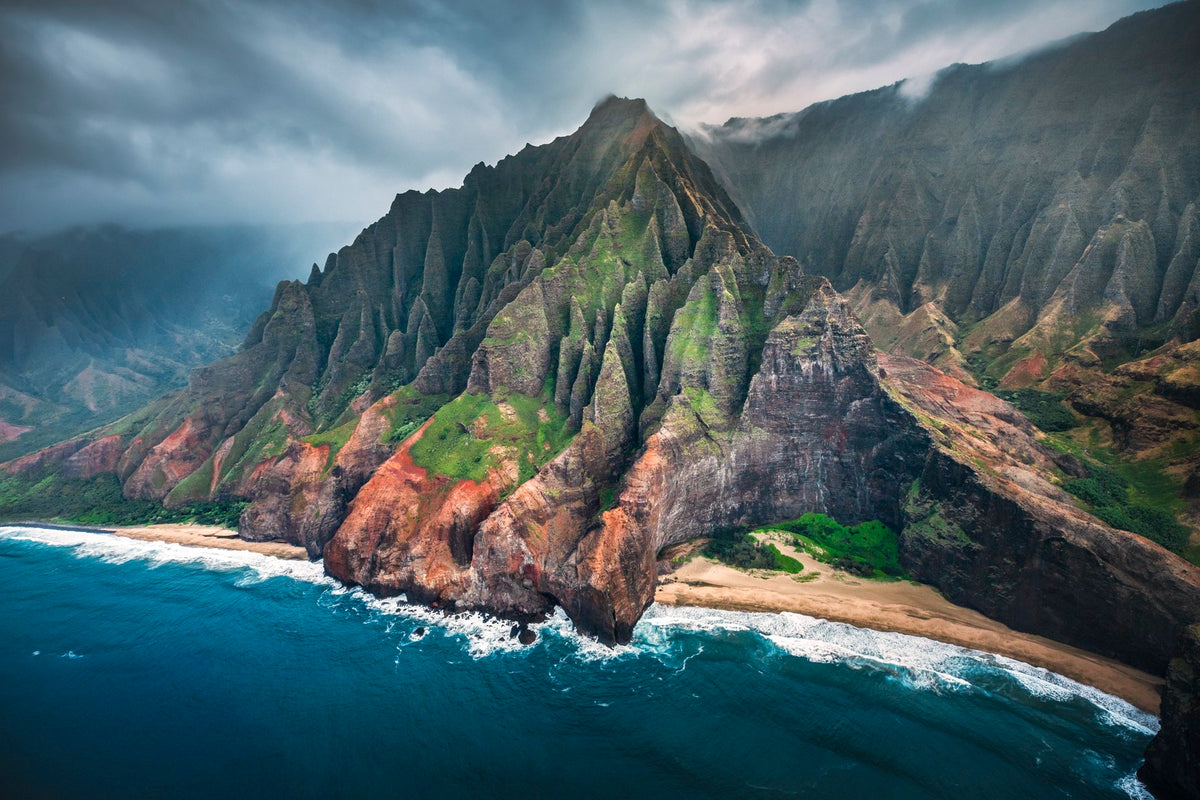 Photo Napali Coast Cliffs, Kauai Hawaii