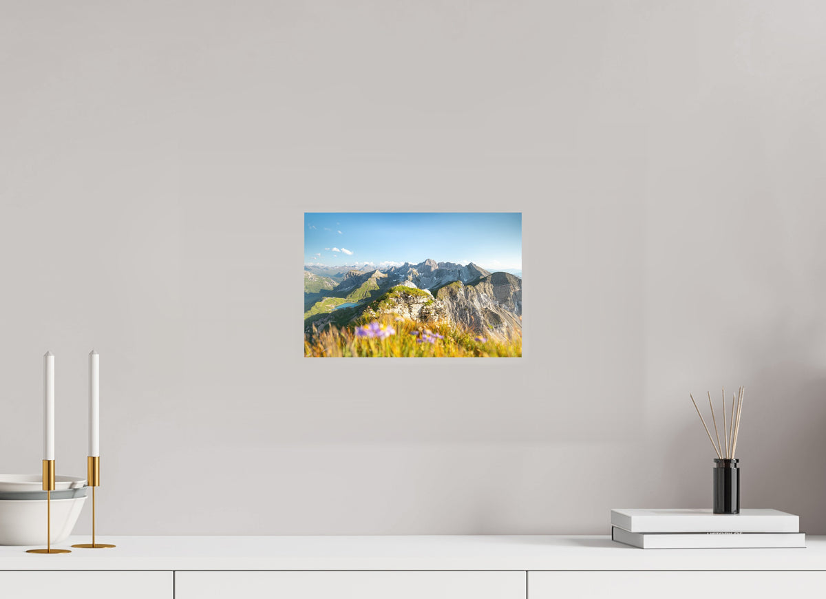 Omeshorn Summer Hike, Austria Arlberg, 30 x 20 cm, paper print