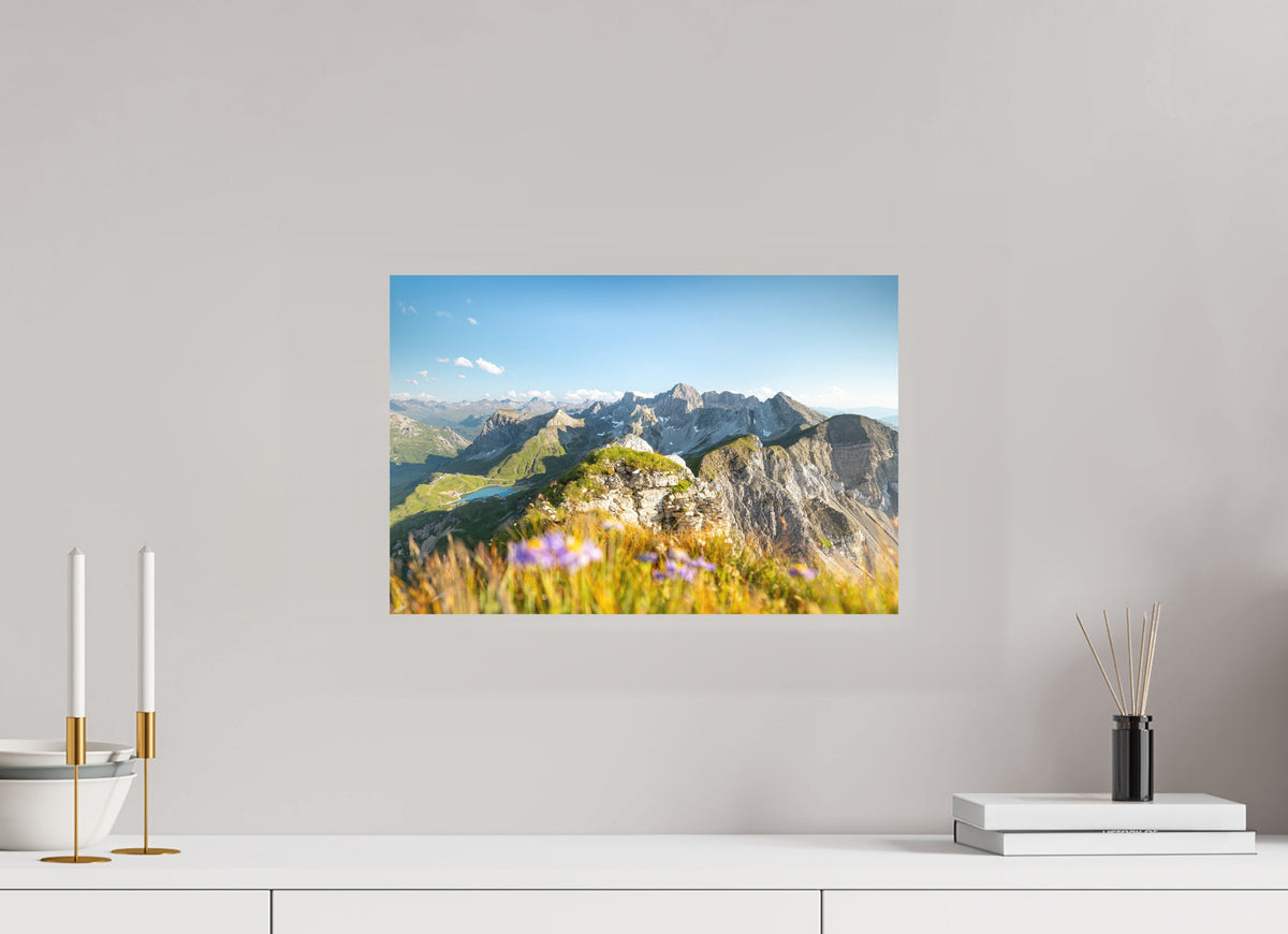 Omeshorn Summer Hike, Austria Arlberg, 45 x 30 cm, paper print