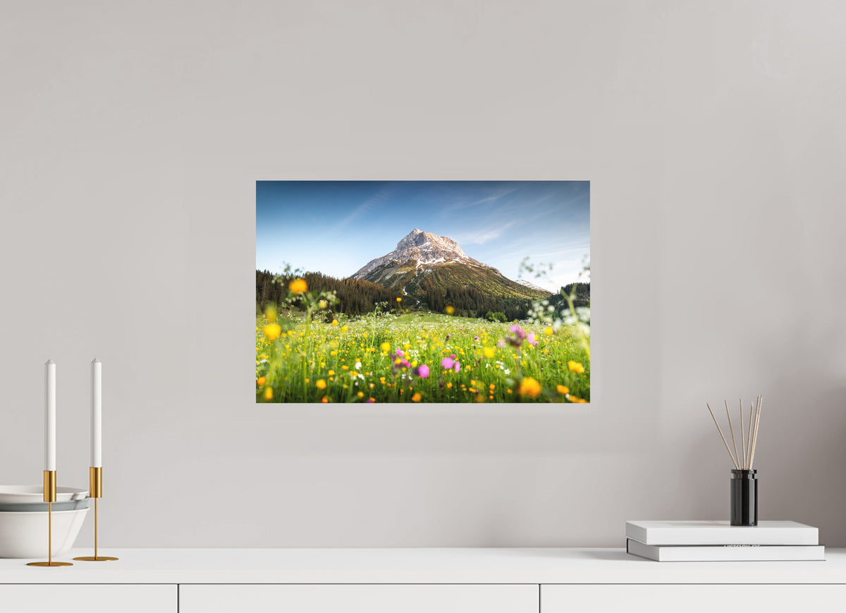 Omeshorn, Lech Alps, 45 x 30 cm, paper print