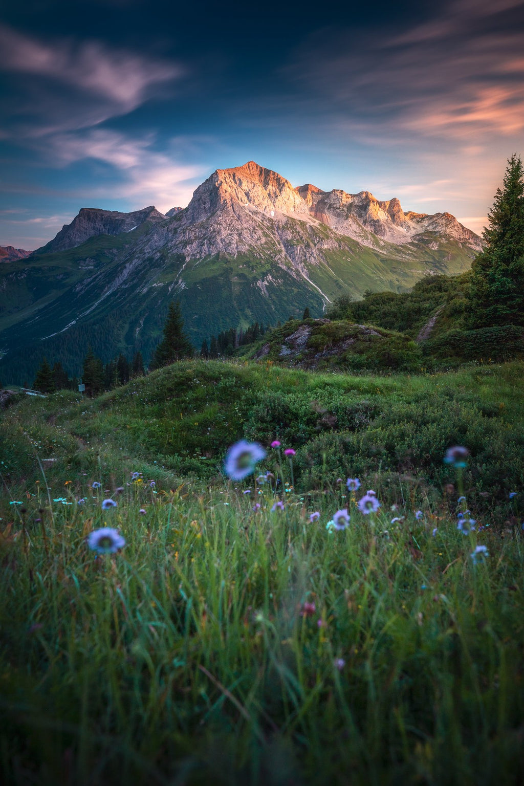 Photo Omeshorn Sunset, Lech Austria