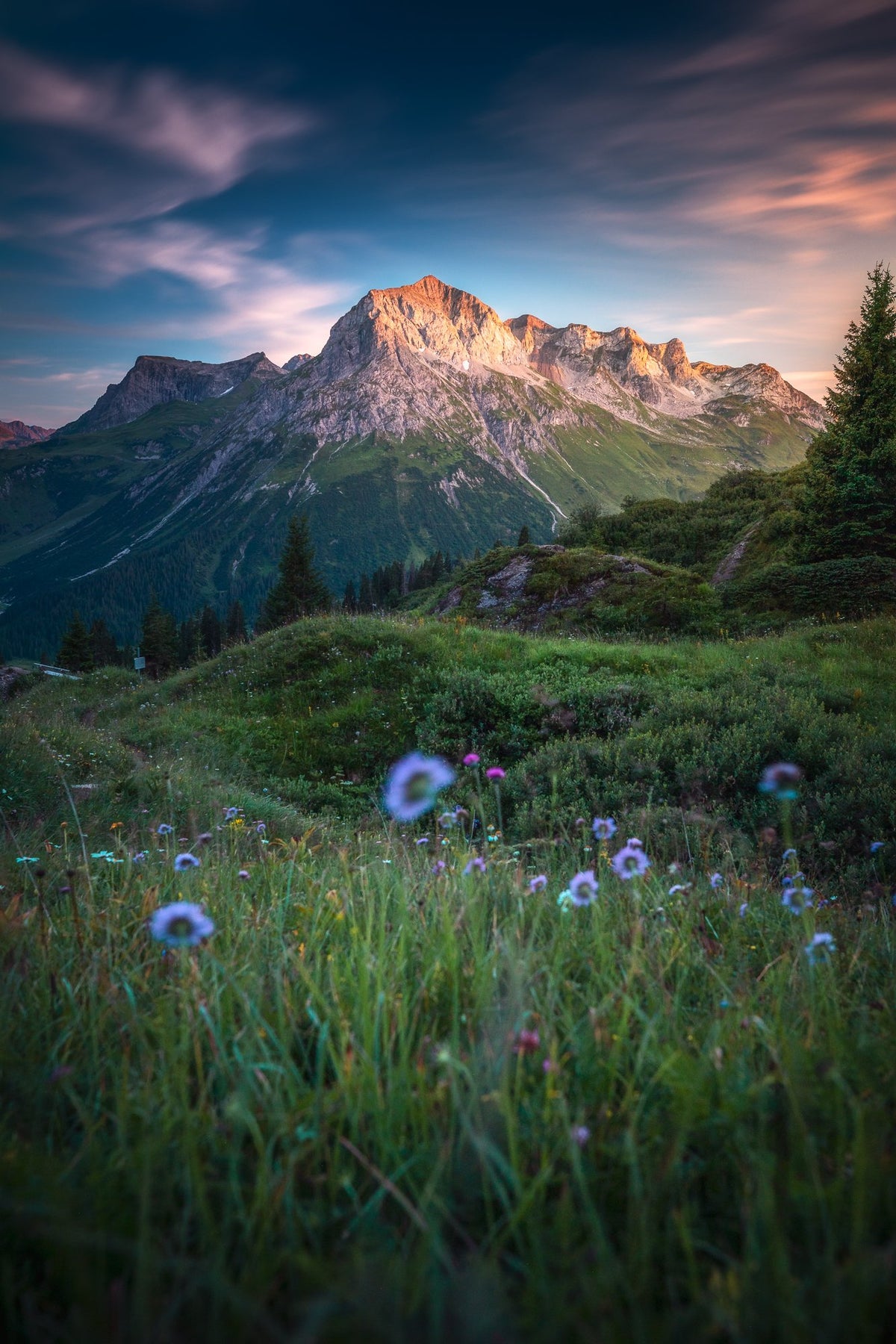 Photo Omeshorn Sunset, Lech Austria