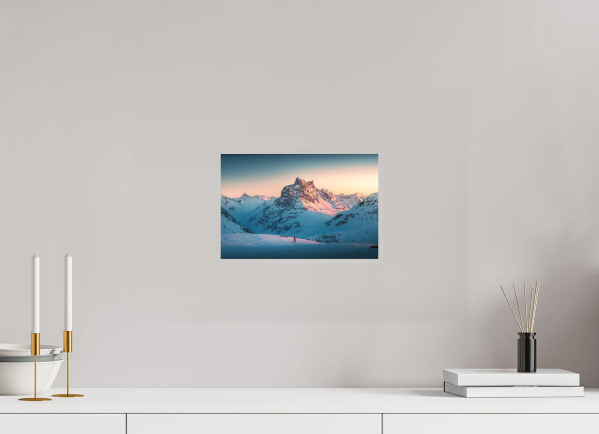 Pateriol Alpenglow, Austria Alps, 30 x 20 cm, paper print