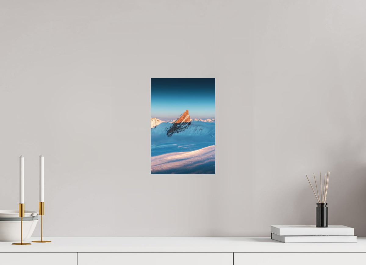 Roggspitze Sunset Light, Arlberg, 20 x 30 cm, paper print