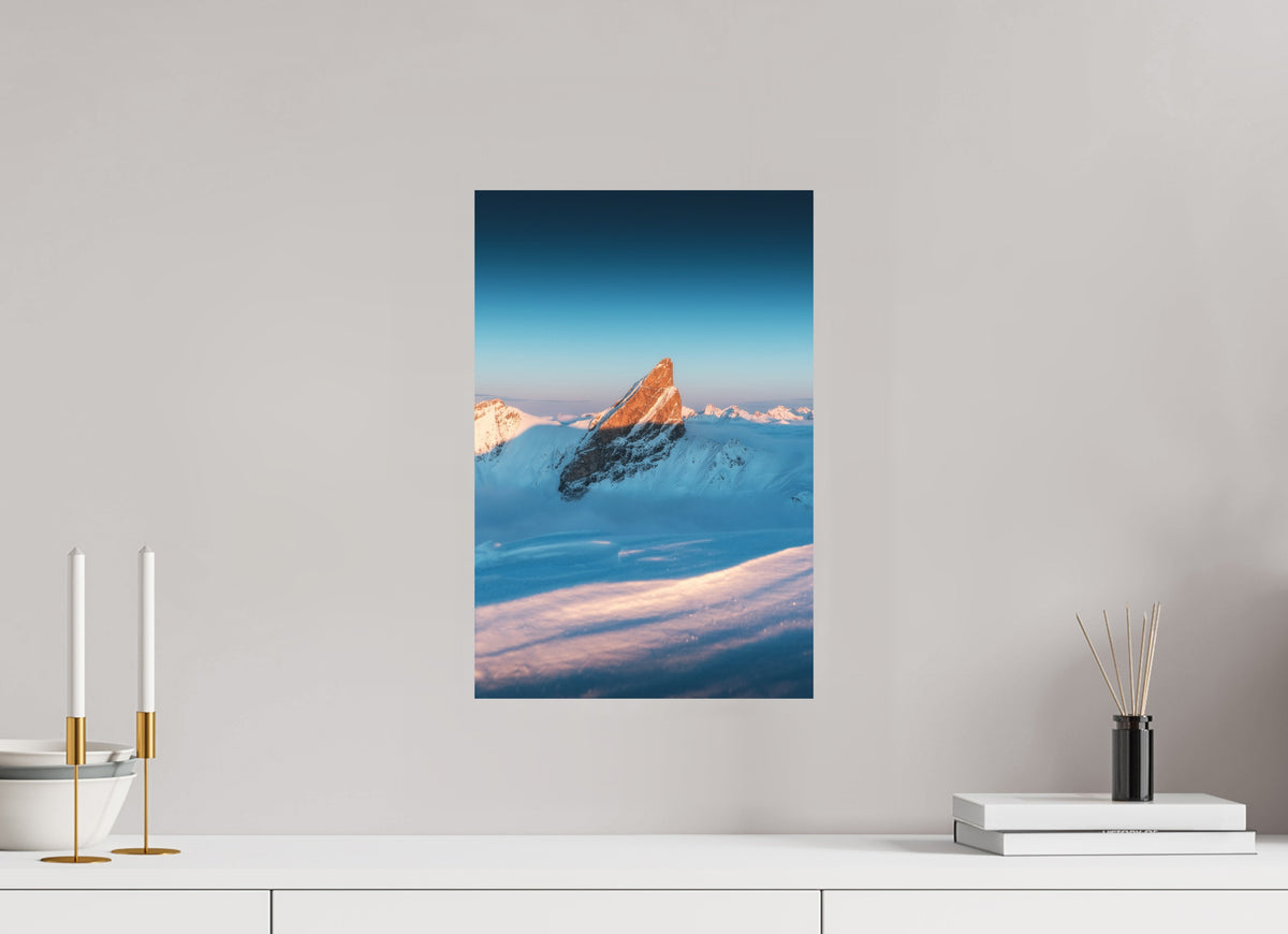 Roggspitze Sunset Light, Arlberg, 30 x 45 cm, paper print