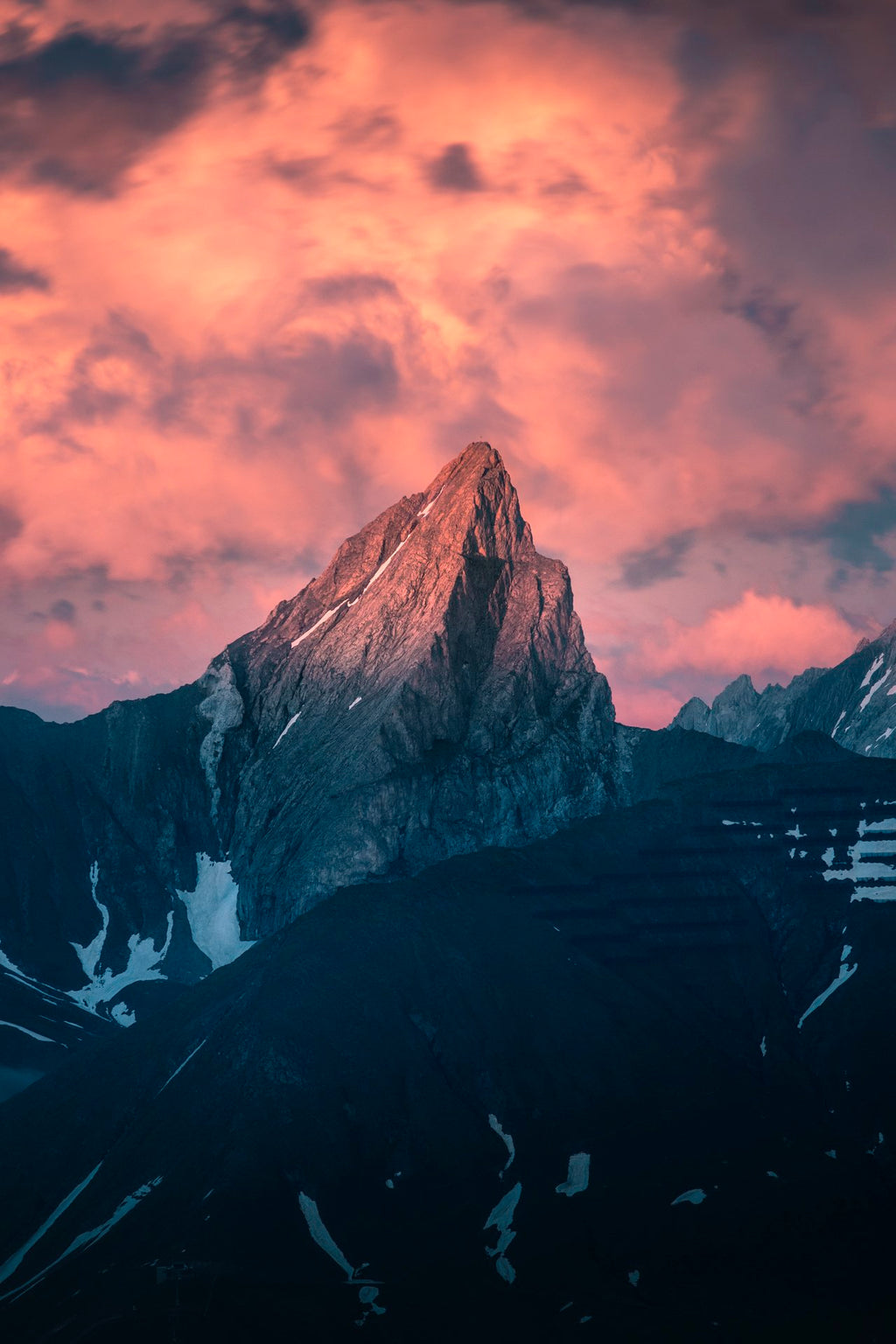 Photo Roggspitze Sunset, Vorarlberg Austria