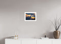 Säntis Cloud Glow at Sunset, Switzerland, 30 x 20 cm, framed Weiß