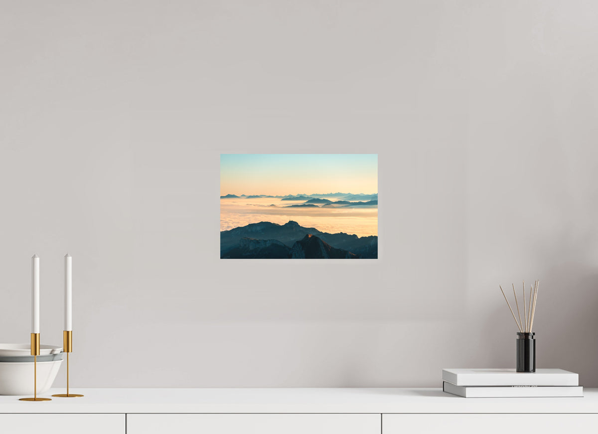 Säntis Morning Layers, Switzerland, 30 x 20 cm, paper print