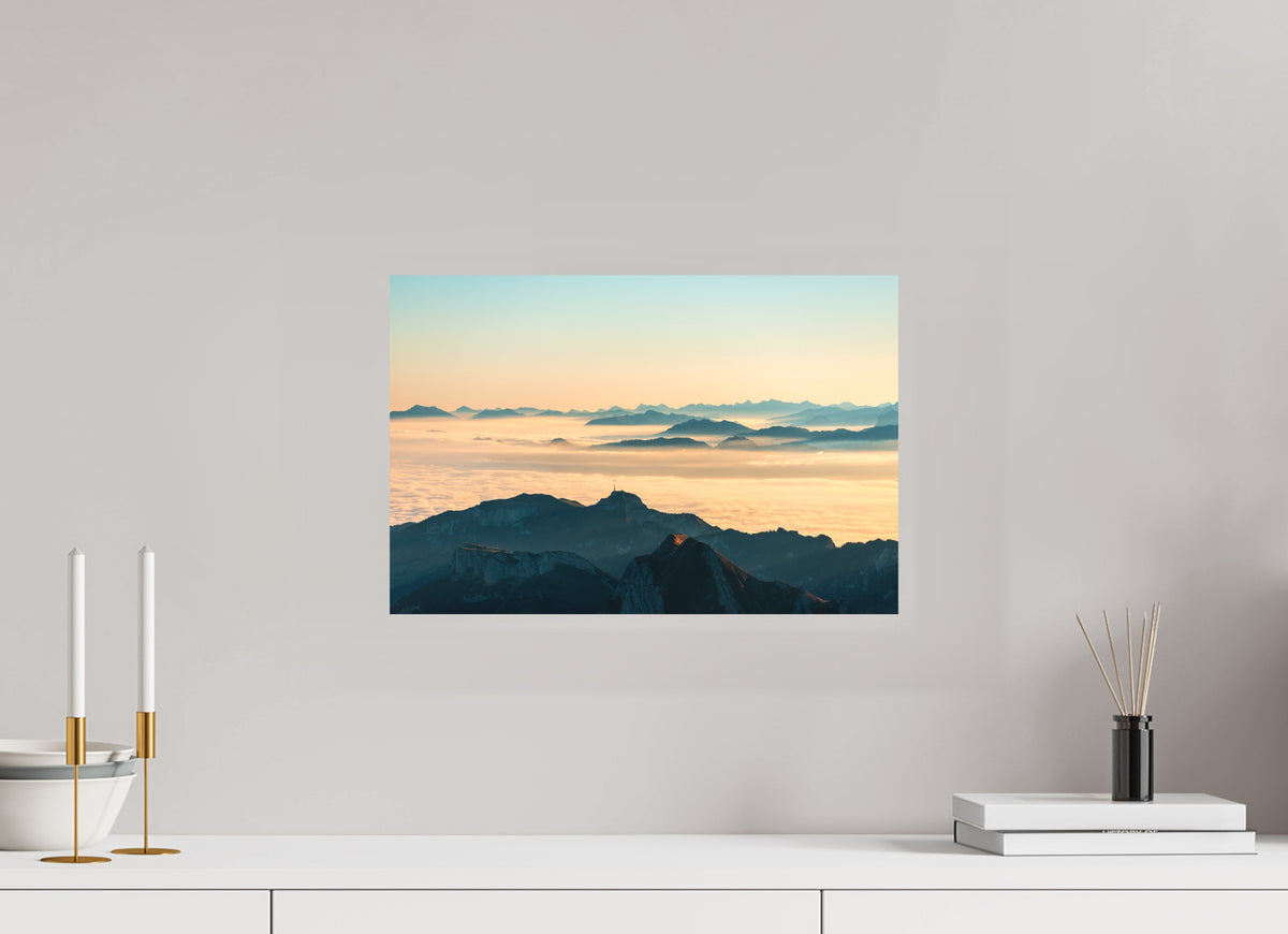 Säntis Morning Layers, Switzerland, 45 x 30 cm, paper print