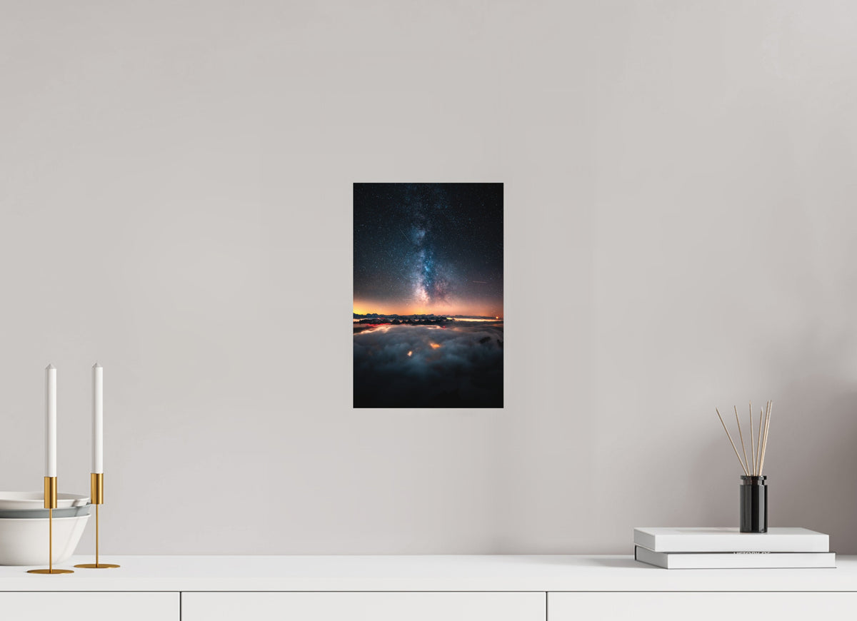 Säntis Milky Way at Night, Switzerland, 20 x 30 cm, paper print