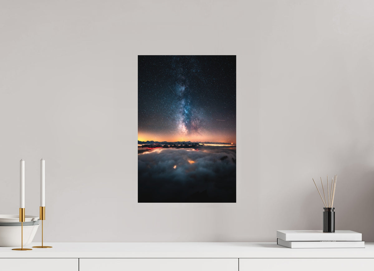 Säntis Milky Way at Night, Switzerland, 30 x 45 cm, paper print
