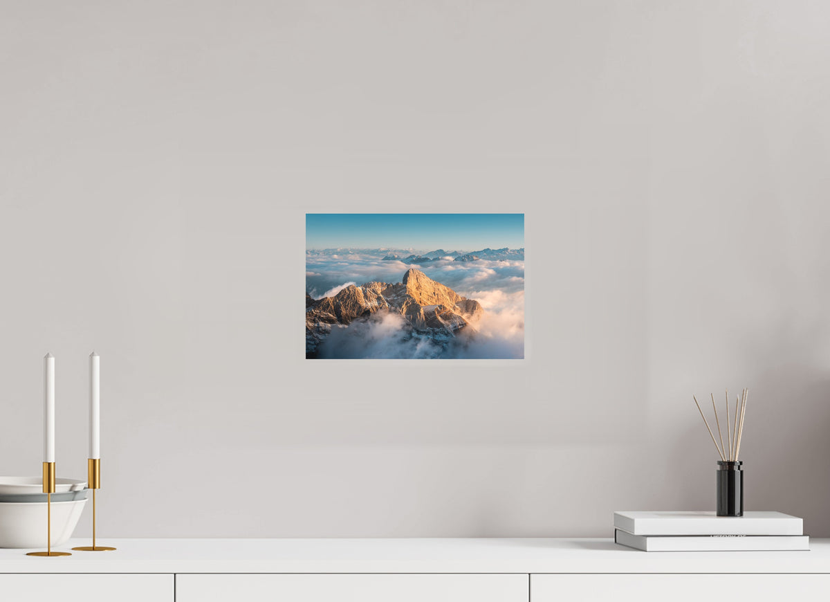 Säntis Sunset, Switzerland Alps, 30 x 20 cm, paper print