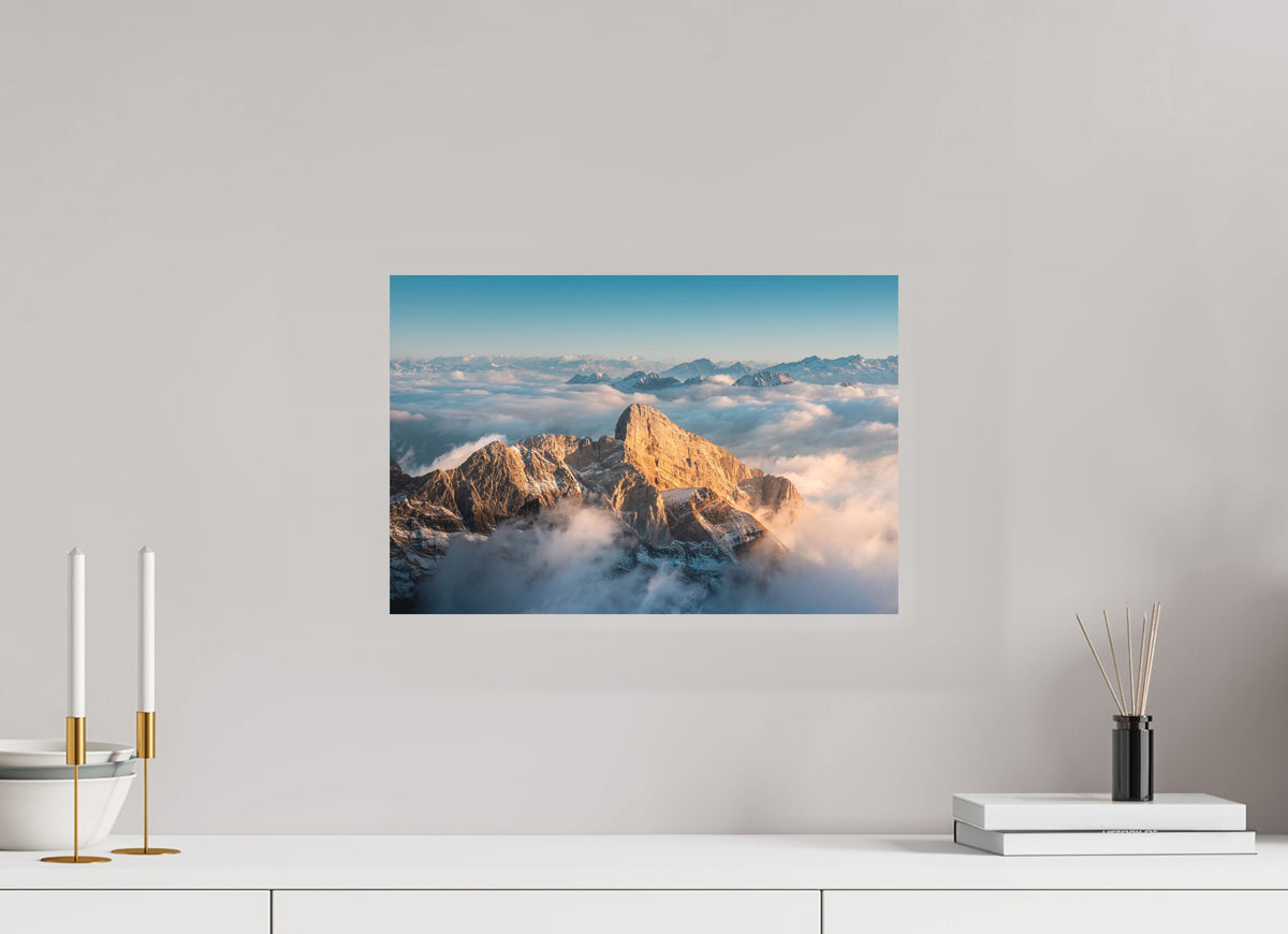 Säntis Sunset, Switzerland Alps, 45 x 30 cm, paper print