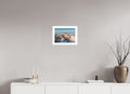 Säntis Sunset, Switzerland Alps, 30 x 20 cm, framed Weiß