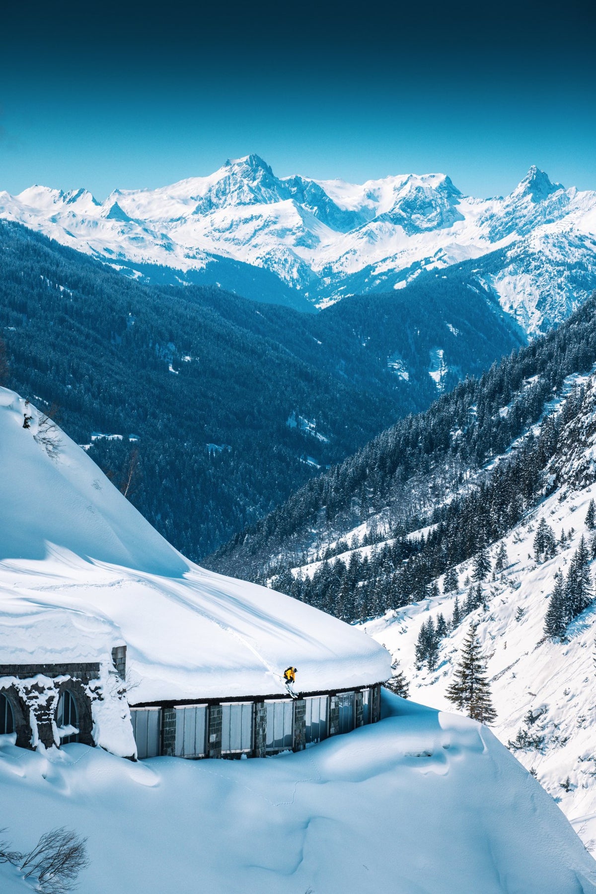 Photo Ski Jump at the Flexenpass, Arlberg