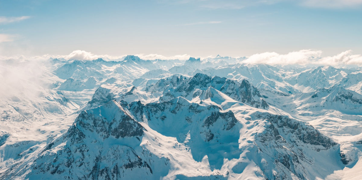 Photo Snowy Peaks Above Zug, Lech