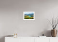 Spullersee Summer Meadow, Lech, 30 x 20 cm, framed Weiß