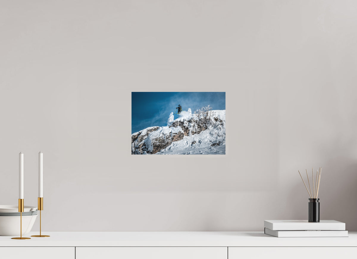 St. Anton Skiing, Arlberg Austria, 30 x 20 cm, paper print