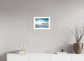 Stierloch Snowy Sunset, Lech Zürs, 30 x 20 cm, framed Weiß