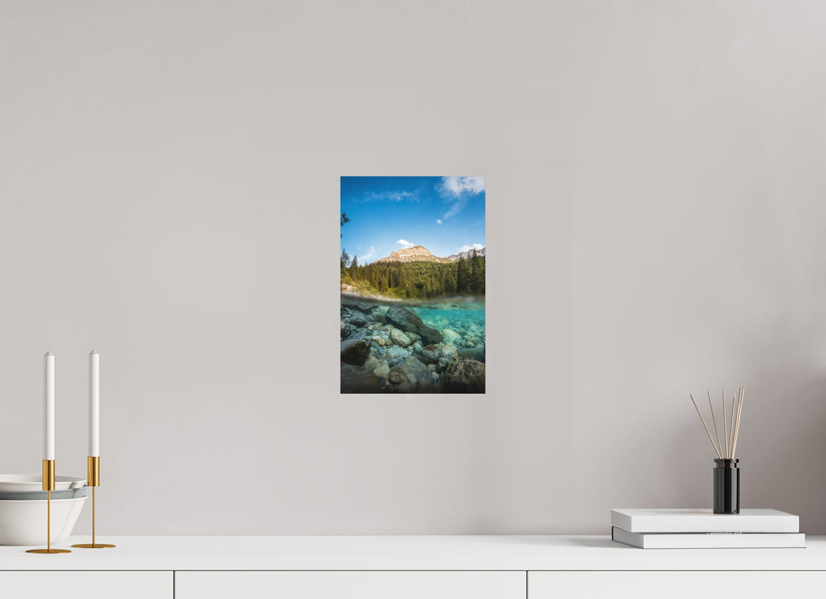 Summer on the Lech River, Arlberg, 20 x 30 cm, paper print