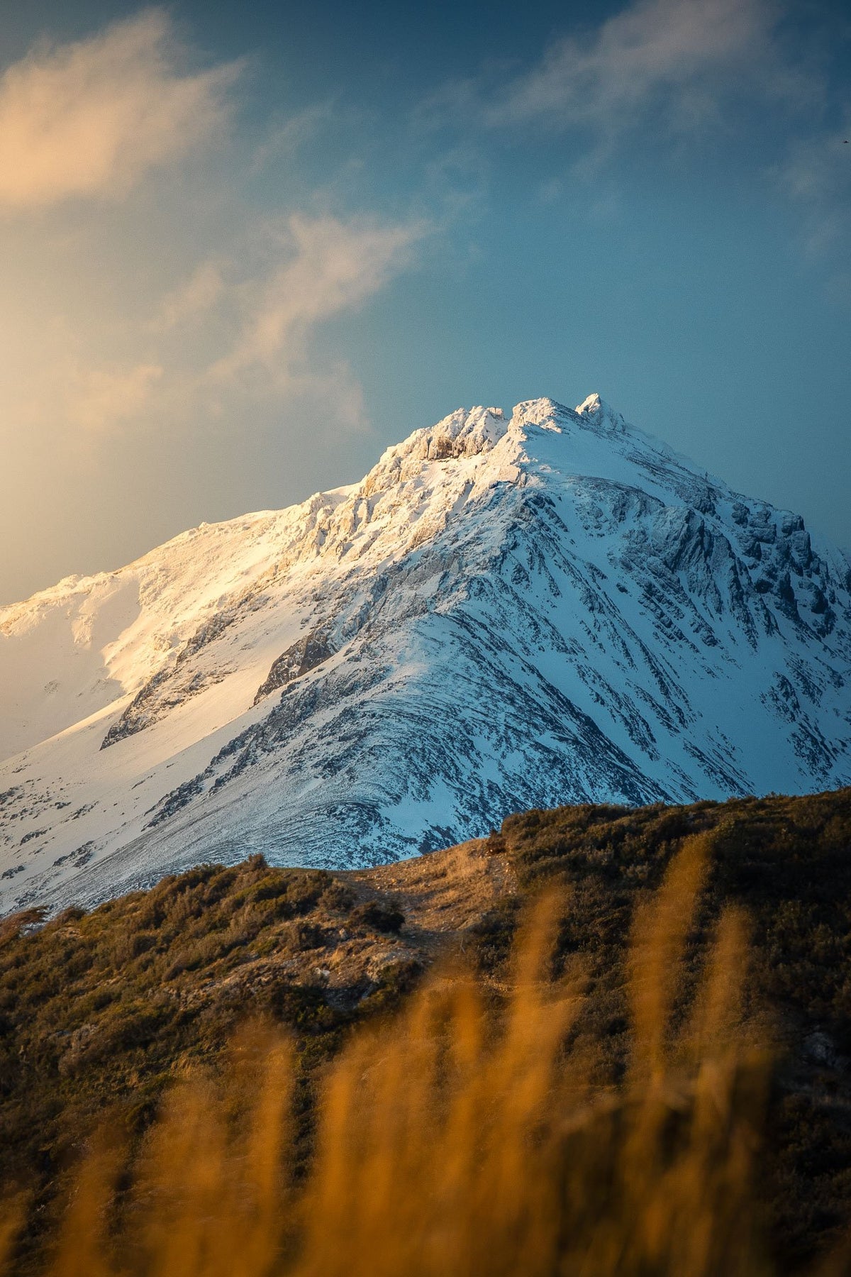 Photo Sunlit Peaks, Ushuaia