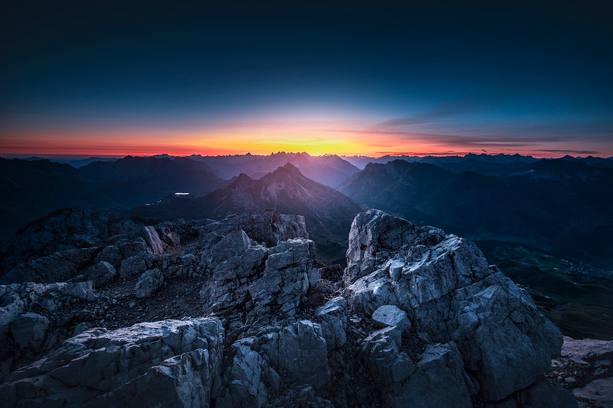Photo Sunrise at the Mohnenfluh, Lech