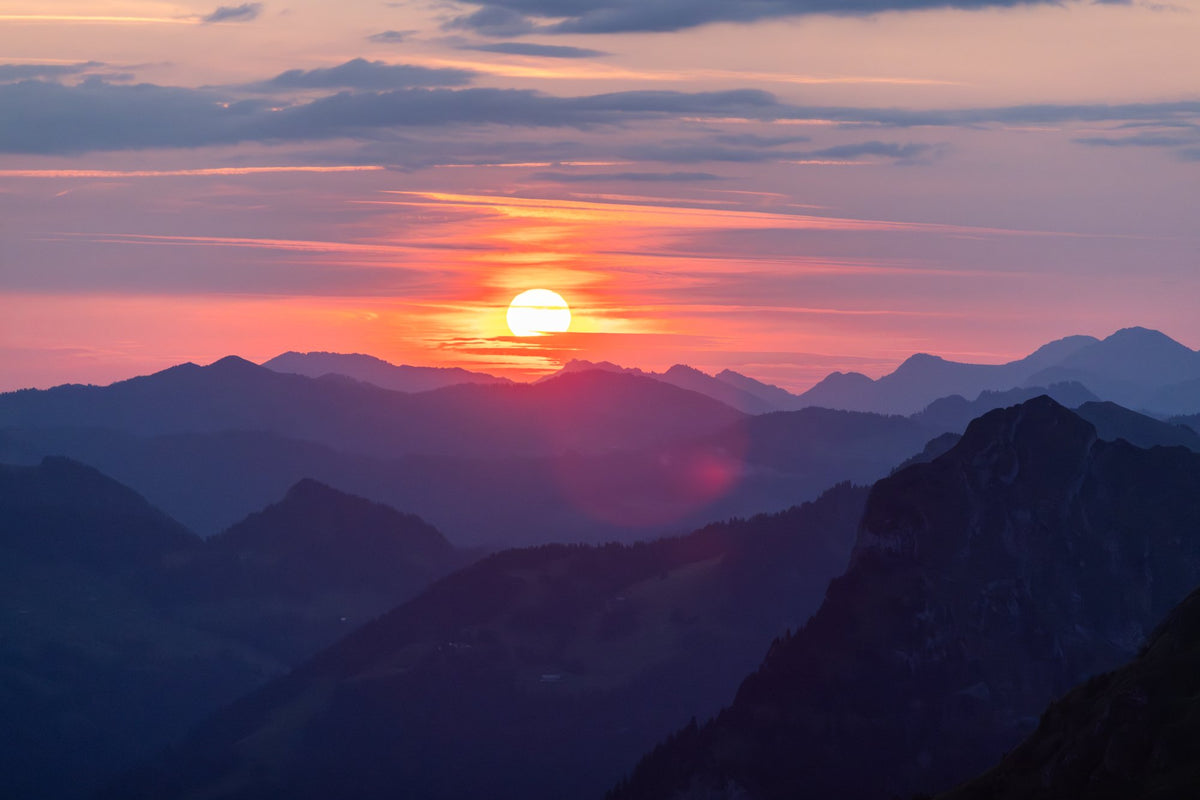 Photo Hohe Matona Sunrise Layers, Alps