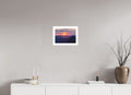 Hohe Matona Sunrise Layers, Alps, 30 x 20 cm, framed Weiß
