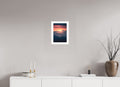 Mohnenfluh Sunrise, Lech Arlberg, 20 x 30 cm, framed Weiß