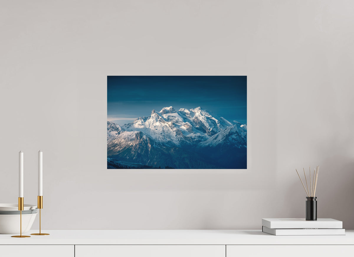 Sunrise at Muttjoechle, Drei Türme View, 45 x 30 cm, paper print