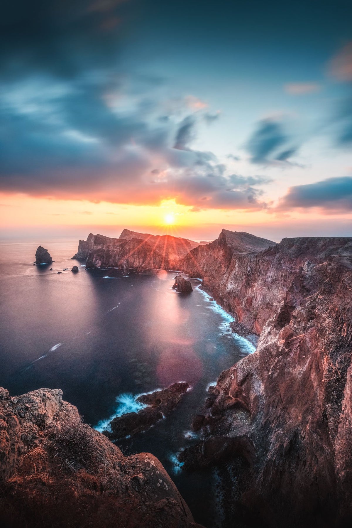Photo Sunrise on the Cliff Coast, Madeira