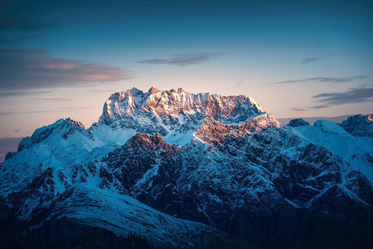 Photo Rote Wand Alpenglow at Sunrise, Arlberg