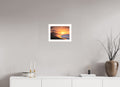 Sunset Angler at Cofete, Fuerteventura, 30 x 20 cm, framed Weiß
