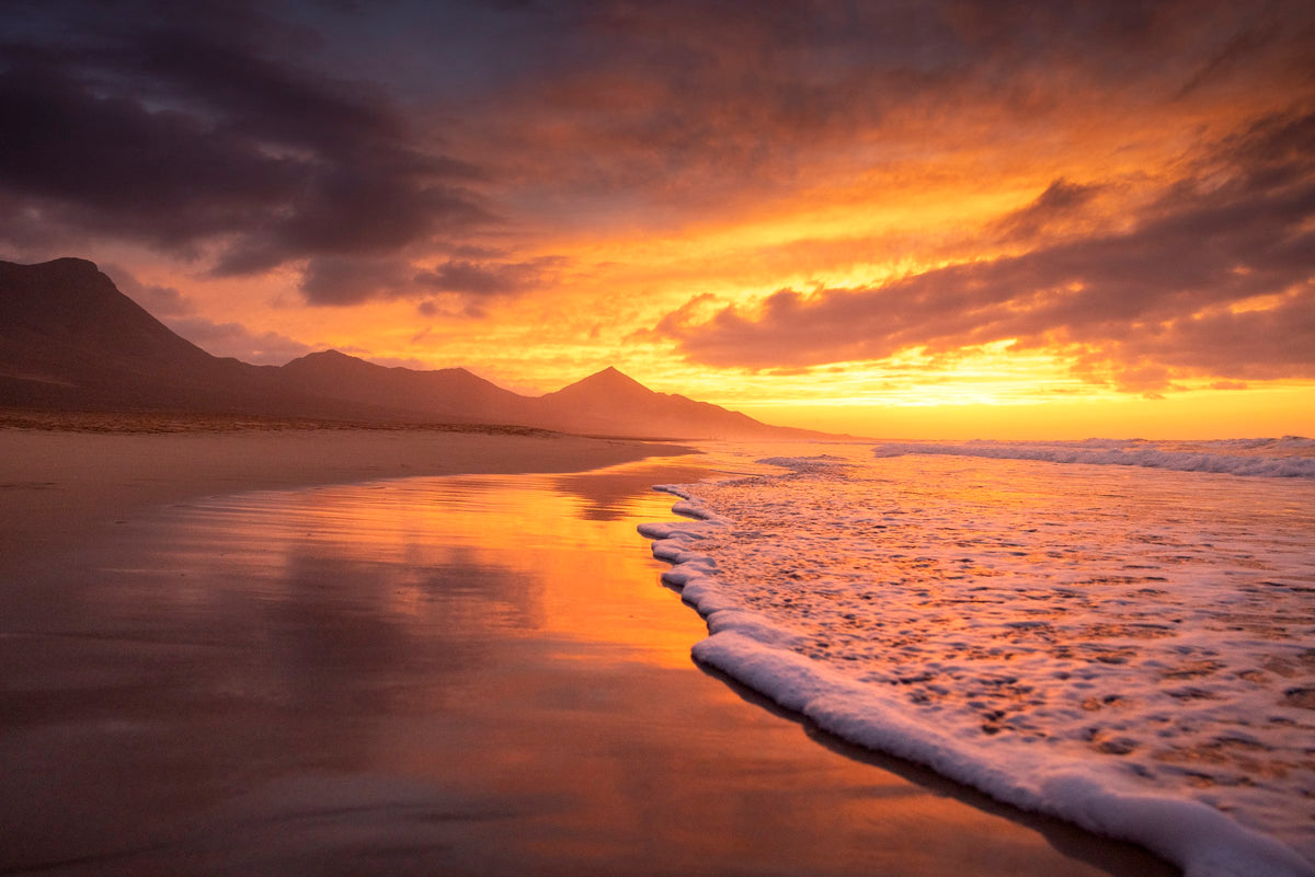 Photo Sunset at Playa de Cofete, Fuerteventura
