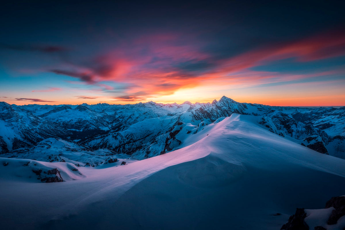 Photo Sunset at the Mohnenfluh, Lech