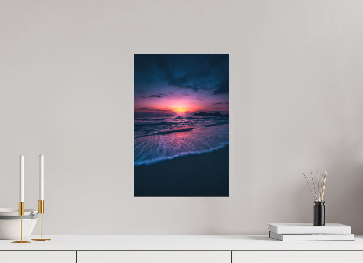 Falassarna Evening, Crete Beach, 30 x 45 cm, paper print