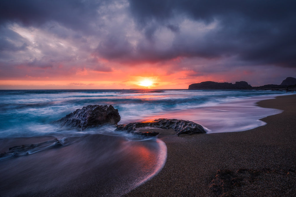 Photo Falassarna Rocks at Sunset, Crete