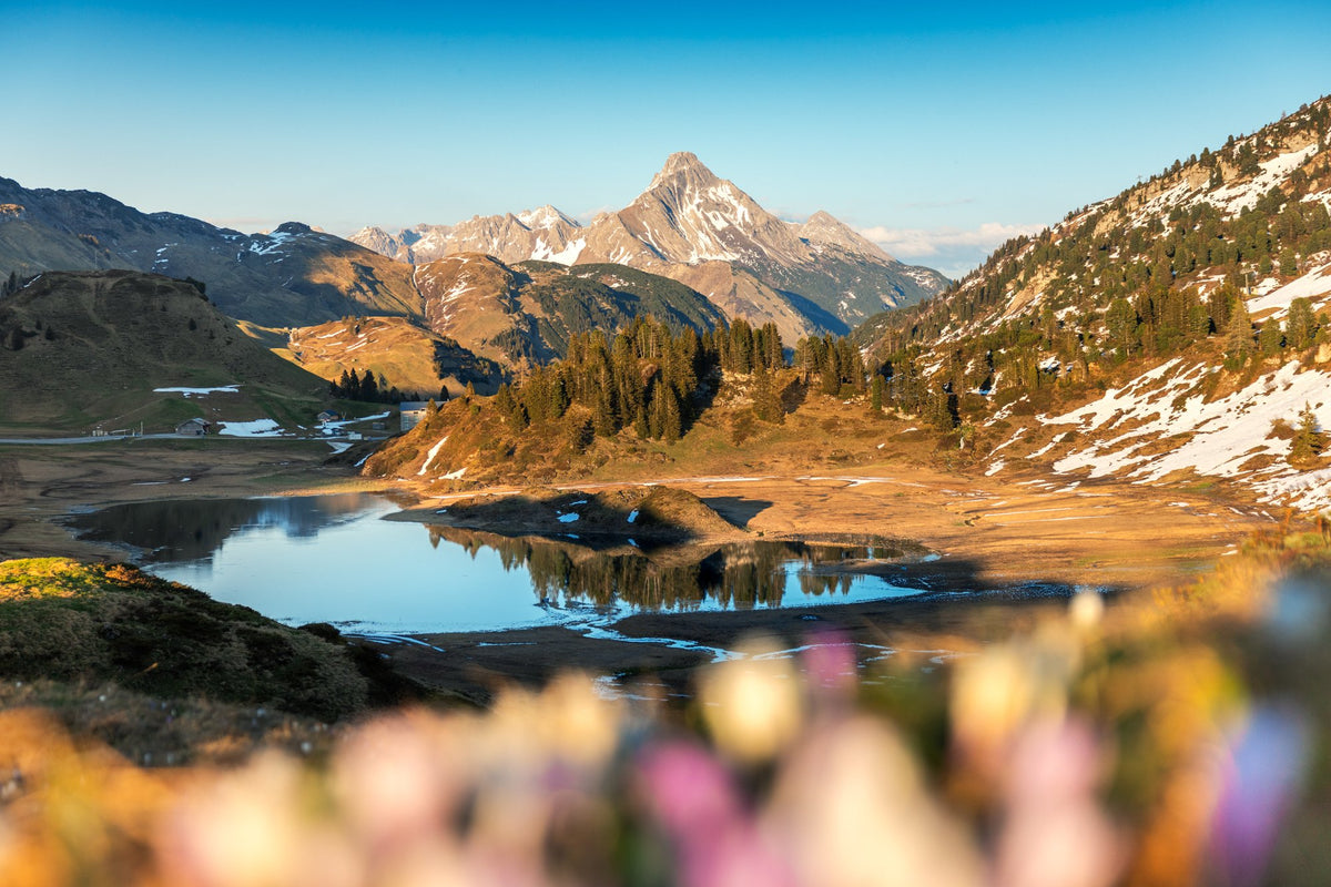 Photo Körbersee Sunset, Warth Arlberg