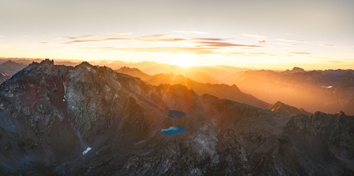 Photo Sunset Over the Verwall, Arlberg